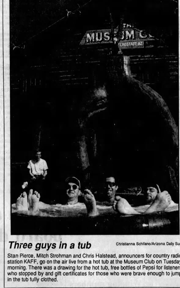 Clipping from Arizona Daily Sun